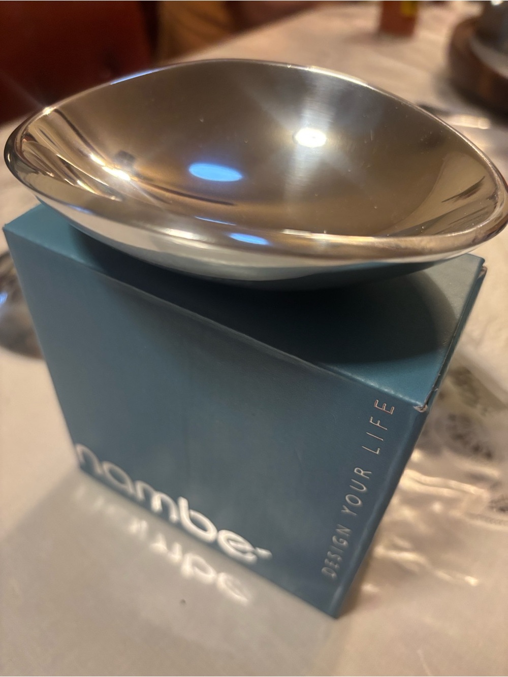 Nambe Polished Silver Accent Bowl